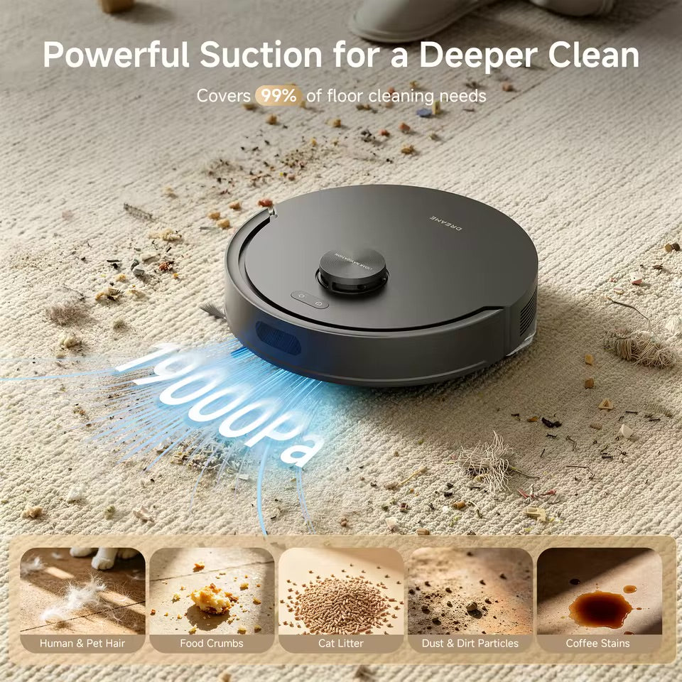 DREAME C30 Plus Robot Vacuum and Mop with LiDAR Navigation