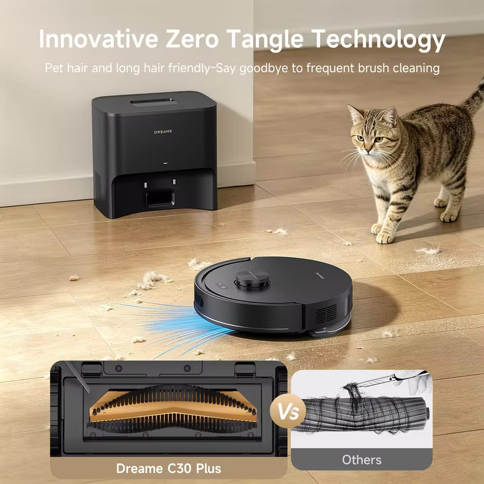 DREAME C30 Plus Robot Vacuum and Mop with LiDAR Navigation